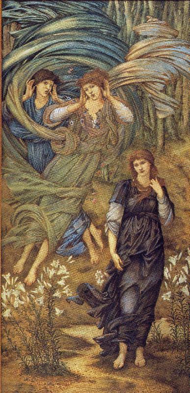 Edward Burne-Jones Sponsa de Libano china oil painting image